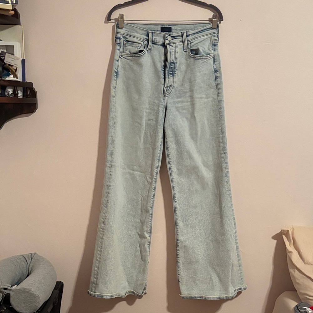 MOTHER Light Wash Flare Jeans
